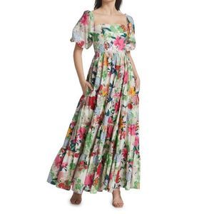 CARA CARA Wethersfield Belted Cotton Poplin Maxi Dress